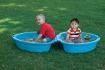 Детская пластиковая песочница мини-бассейн "Сердечко Двойное" Marian Plast 435